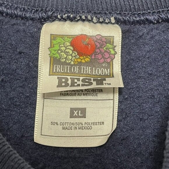 Moorefield Yellowjacket WV Football Sweatshirt Fleece Men Size L 90s Souvenir - Picture 8 of 10